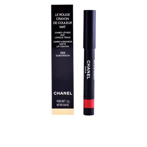 chanel le rouge crayon de couleur mat subversion|Chanel Le Rouge Crayon de Couleur Mat .